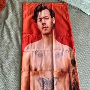 Harry Styles Bedding Harry Styles Shirtless Body Pillow Case